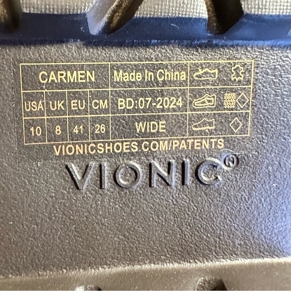 NEW Vionic Carmen Green Suede Mary Jane Shoes with Buckle sz 10 W comfy stylish - Picture 5 of 6